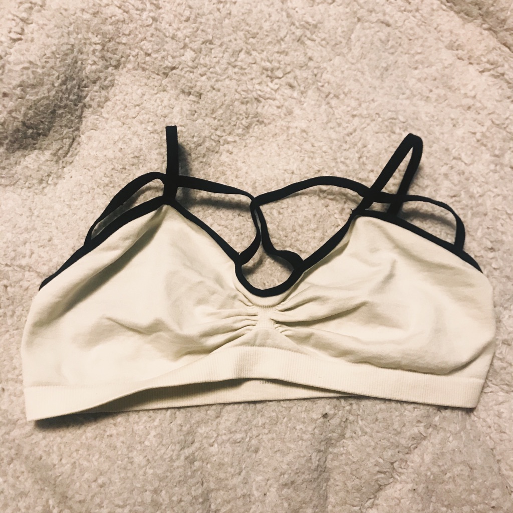 Black And White Bralette